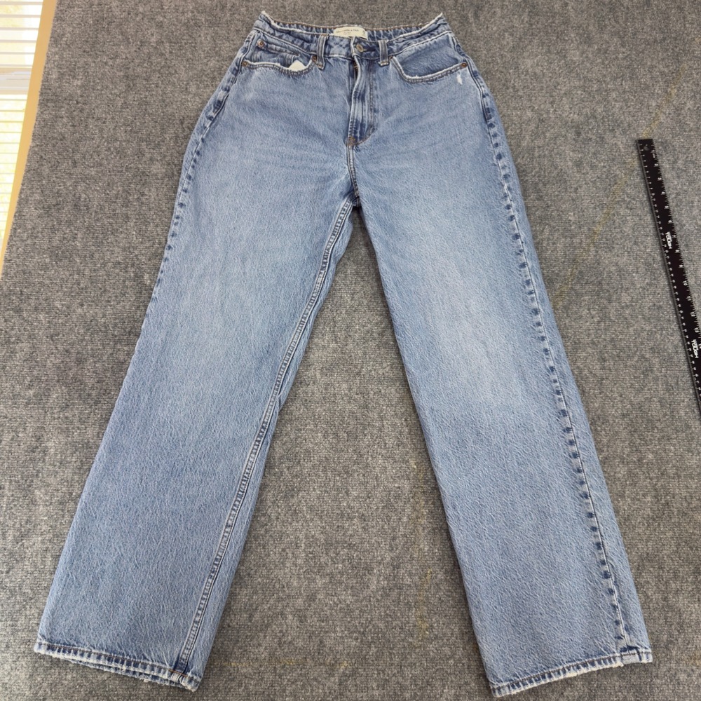 Abercrombie & Fitch The Loose High Rise Curve Love Jeans Blue Size 26/2R